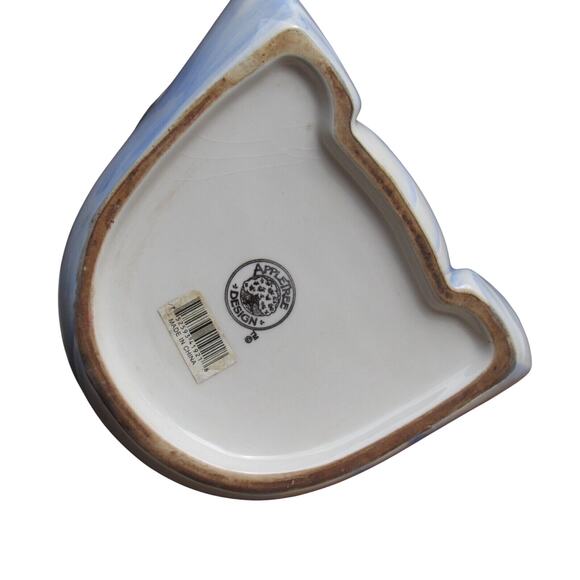 APPLETREE BEAR COOKIE JAR BEARY MERRY CHRISTMAS SNOWFLAKE SNOWMAN - Picture 6 of 9